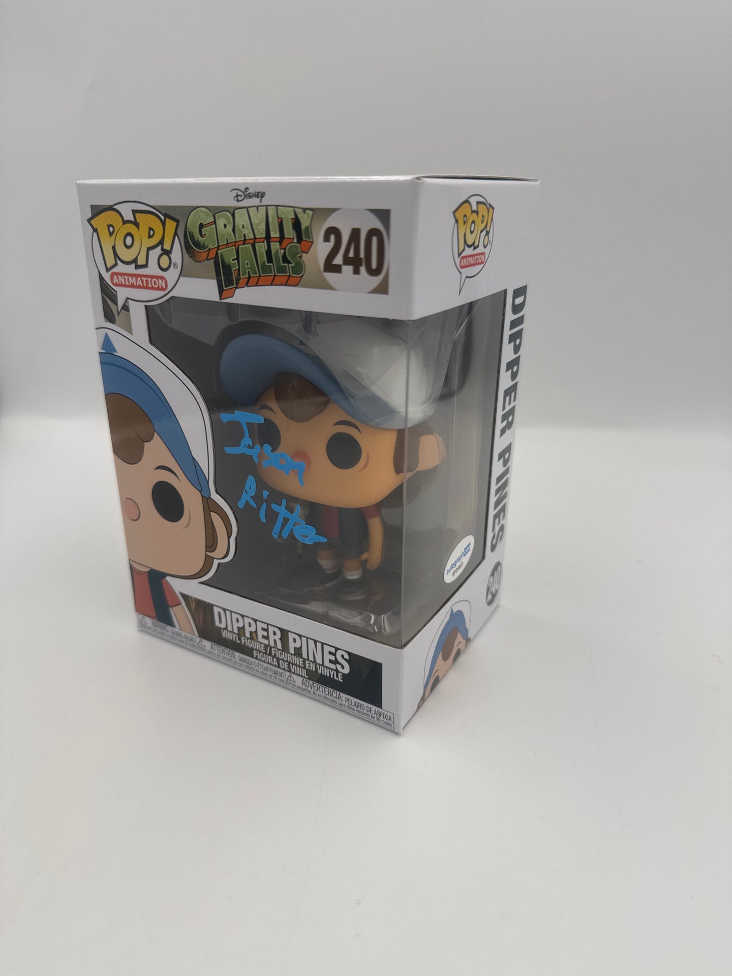 Diper Pines - #240 - Funko Pop! - Disney - Gravity Falls - Signed By Jason Ritler