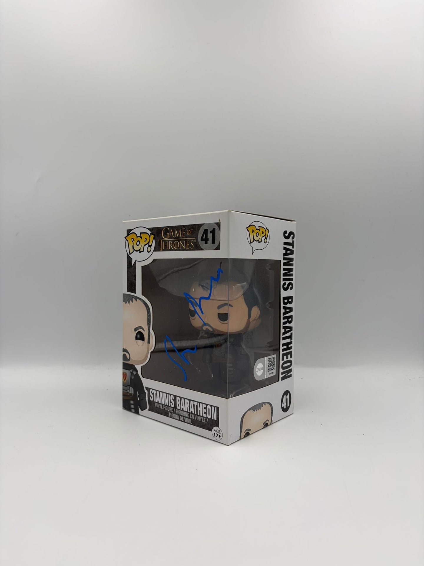 Stannis Baratheon - #41 -  Games Of Thrones - Signed By Stephen Dillane  - SWAU Certified Funko Pop!