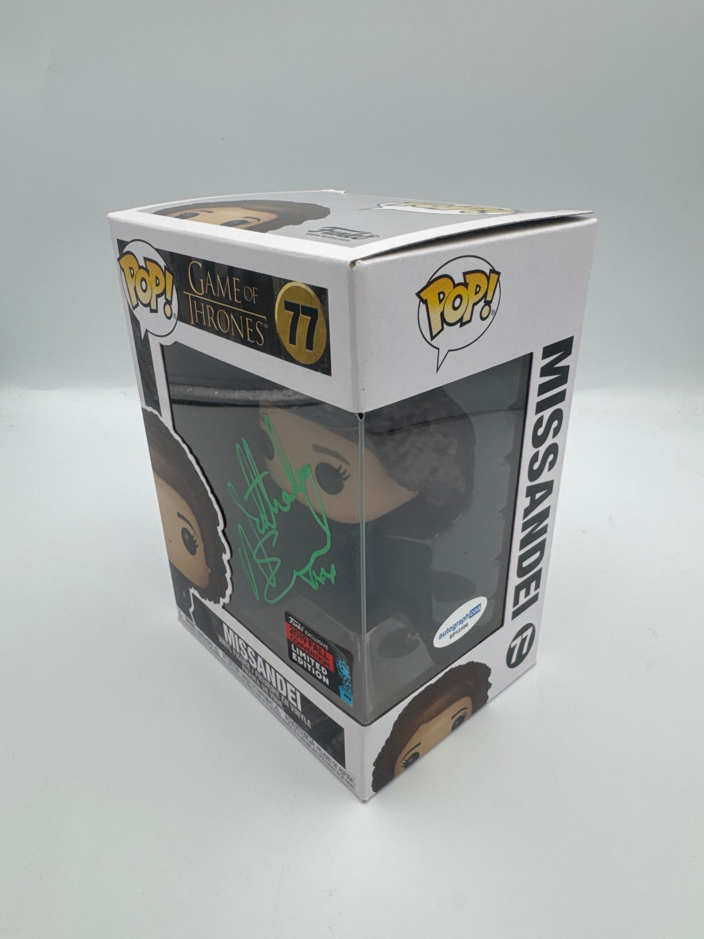 Missandei - #77 - Funko Pop! - Game of Thrones - 2019 Fall Convention Limited Edition - Signed By Nathalie Emmanuel   - Certified By Autographcoa