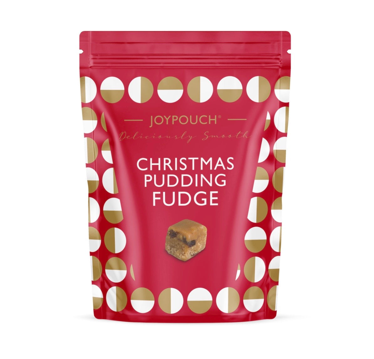Joypouch Christmas Pudding Fudge 100g
