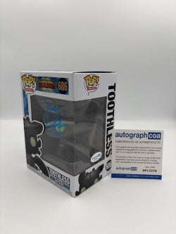 Toothless - #686 - Funko Pop! - Movies - How to Train Your Dragon - Signed By Dean Dubois     - Certified Autographcoa