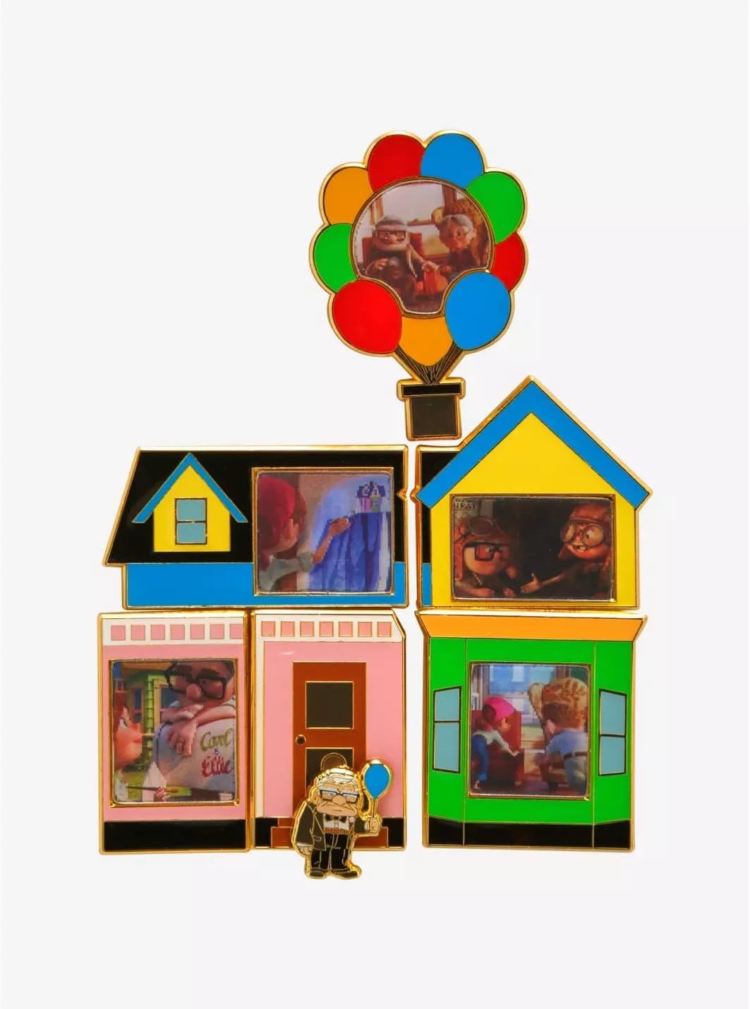 Pixar Up Lenticular Puzzle Blind Box Mystery Pin - Pixar - Loungefly- Pins