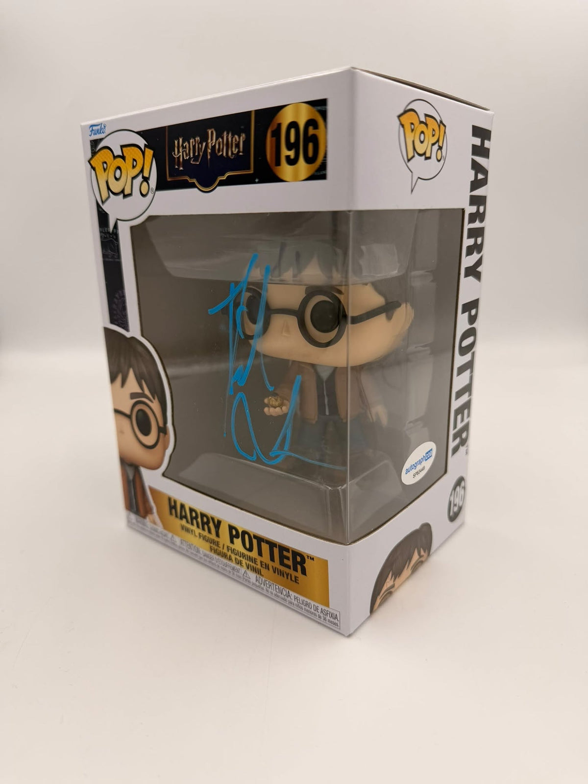 HARRY POTTER - #196 - Funko Pop! - MOVIES  -  Signed by Daniel Radcliffe - ACOA Certificate