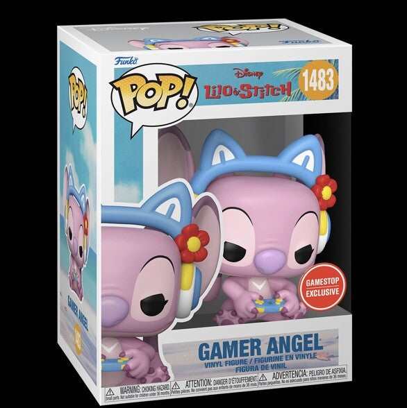 Disney Lilo & Stitch Gamer Angel - # - 1483 - Funko POP! gamestop exclusive