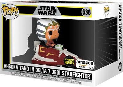Ahsoka Tano In Delta 7 Jedi Starfighter - #638 - Funko Pop! Exclusive - Star Wars Ride Super Deluxe