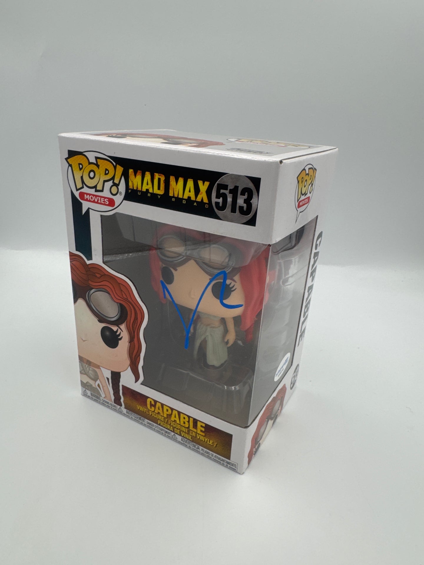 Capable  - #513 - Mad Max  - Signed By Riley Keough  - Autographcoa Certified Funko Pop!