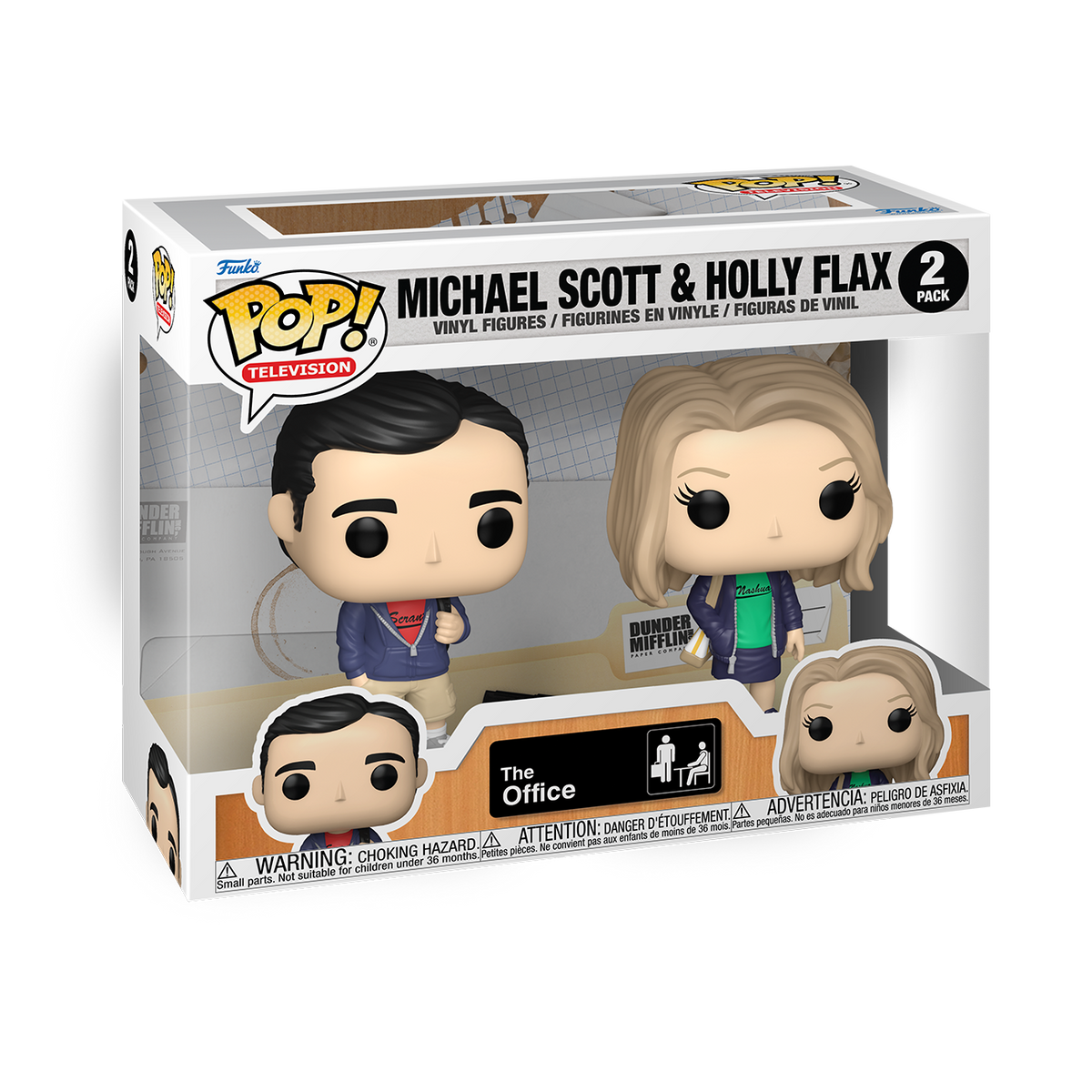 Michael Scott & Holly Flax - 2 Pack - Funko Pop!  - Television - The Office Season 9