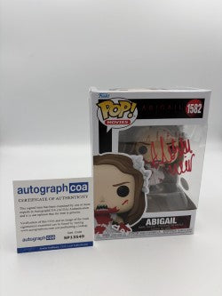 Abigal - #1582- Funko Pop! - Abigail - Movies - Signed By Alisha Weir - Autographcoa Certified