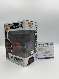 Chris Washington - #1859 -Funko POP! - Movies - Get Out - Signed By Daniel Kaluuya  - Certified by Autographcoa