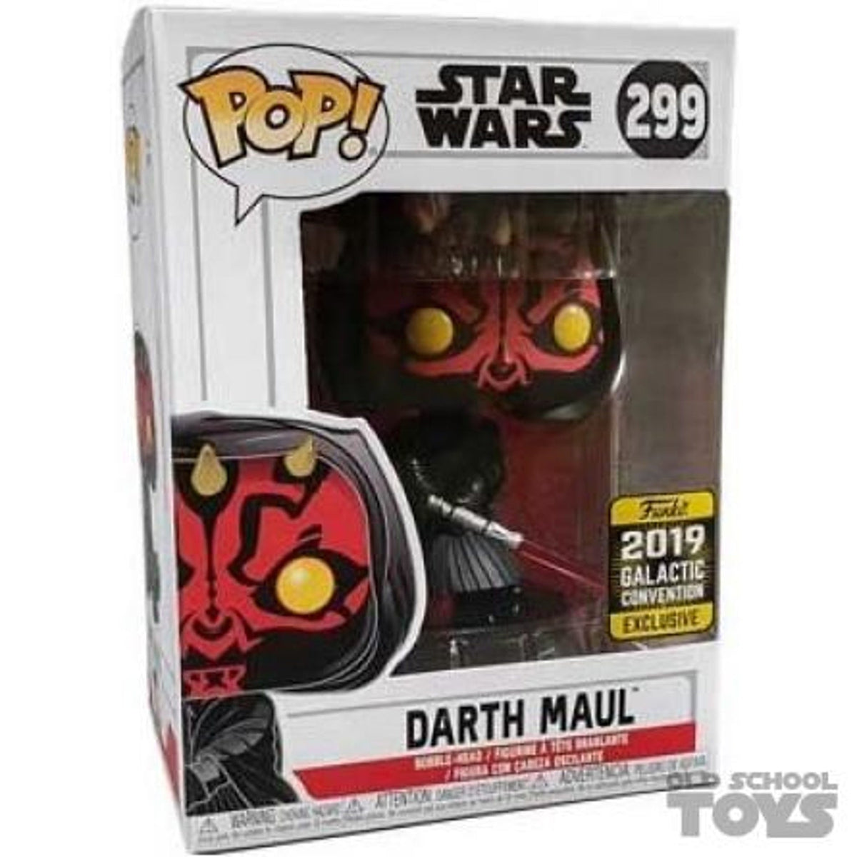 Funko Pop! Darth Maul 2019 Galactic Convention Exclusive Vinyl Figure #299