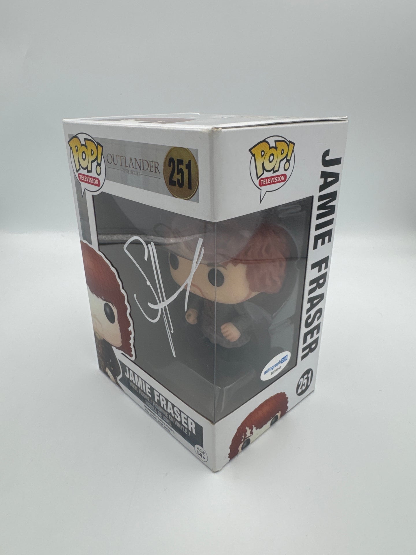 Jamie Fraser - #251 - Funko Pop! - TV - Outlander The Series - Signed By Sam Hueghan - Certified  Autographcoa