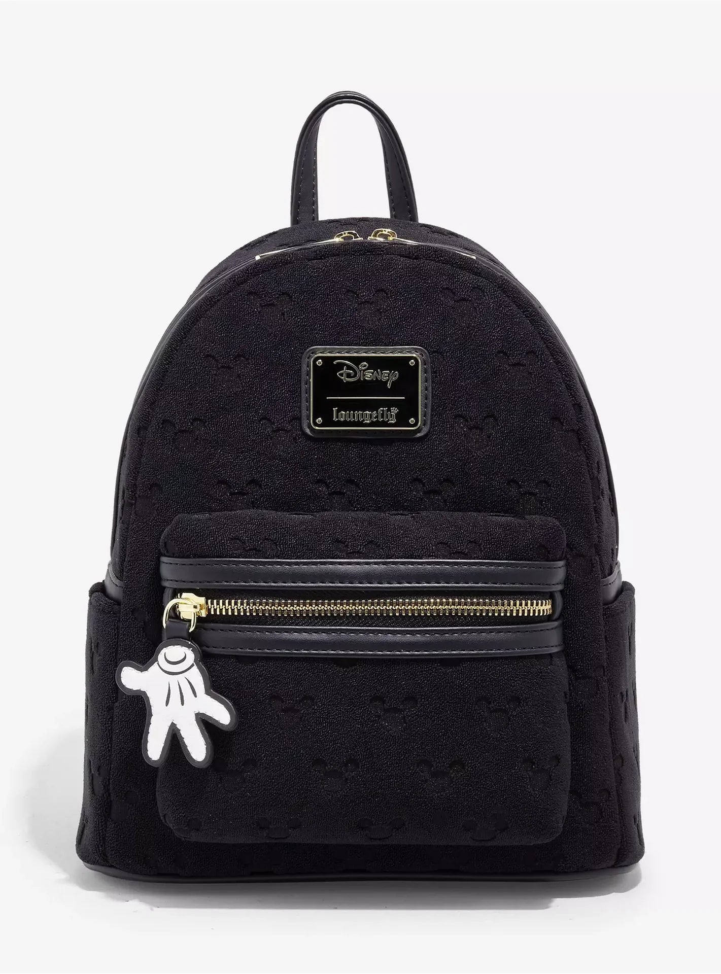 Mickey Mouse Head Terry Cloth Mini Backpack -  Disney - Loungefly