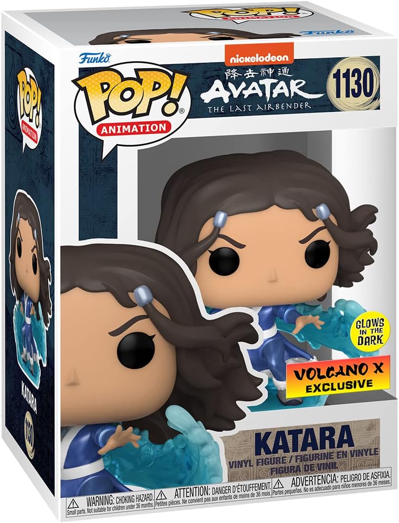 Katara - #1130 - Funko Pop! -Animation - Avatar The Last Airbender - GITD - Volcano X Exclusive