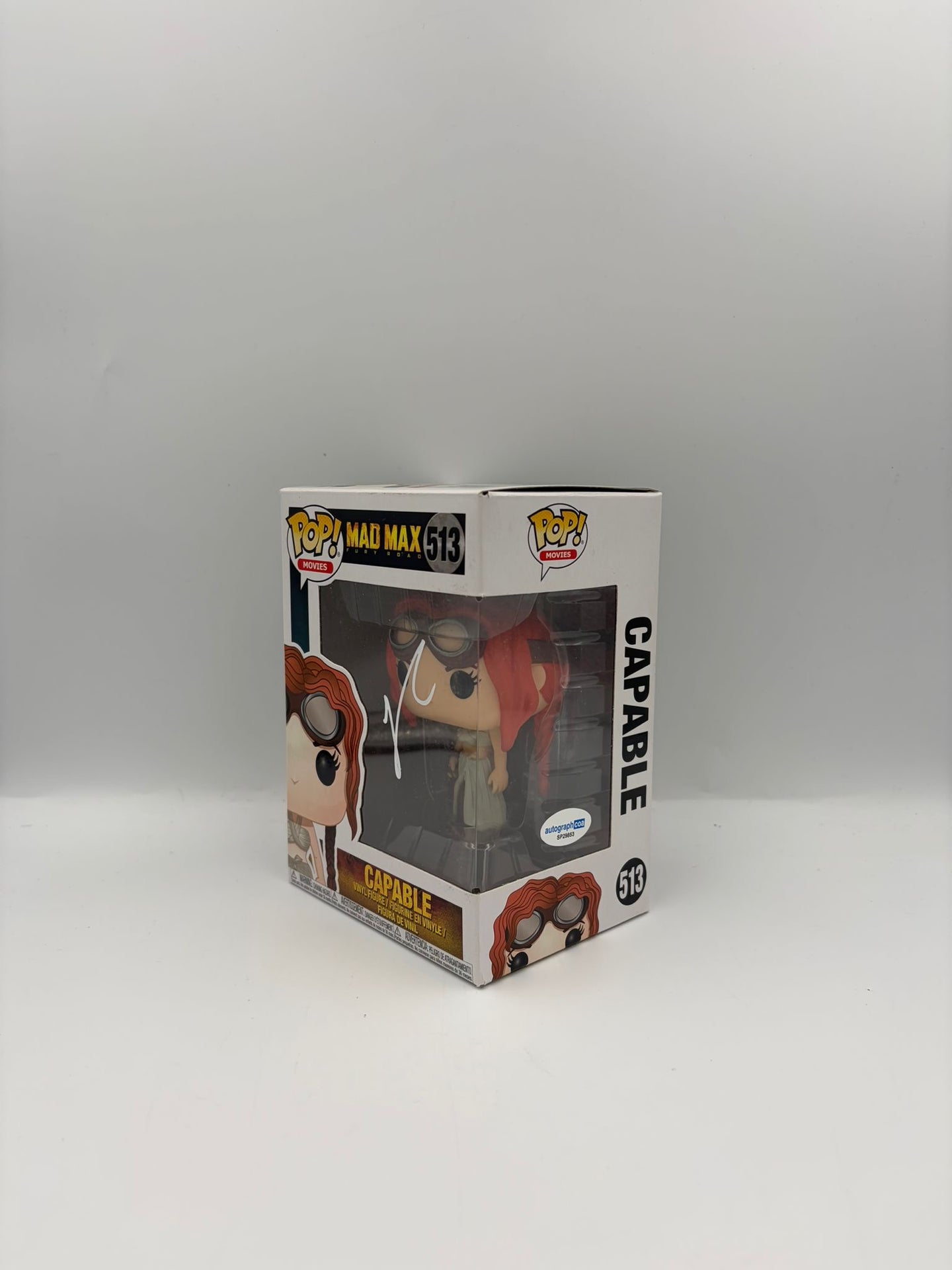 Capable  - #513 - Mad Max  - Signed By Riley Keough  - Autographcoa Certified Funko Pop!