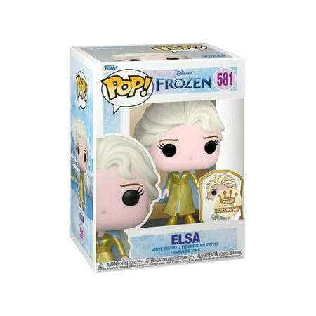 Disney Frozen Elsa Gold With Pin & Protector - #581 - Funko POP!