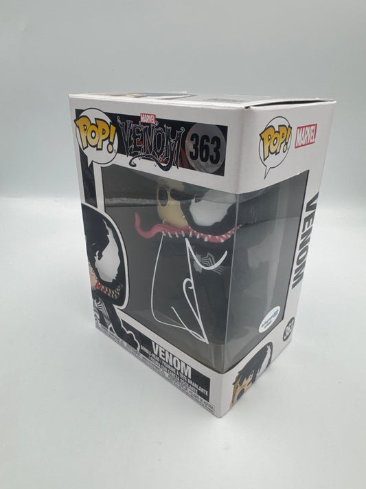 Venom - #363 - Funko Pop! - Marvel - Venom - Signed By Topher Grace   - Certified By Autographcoa
