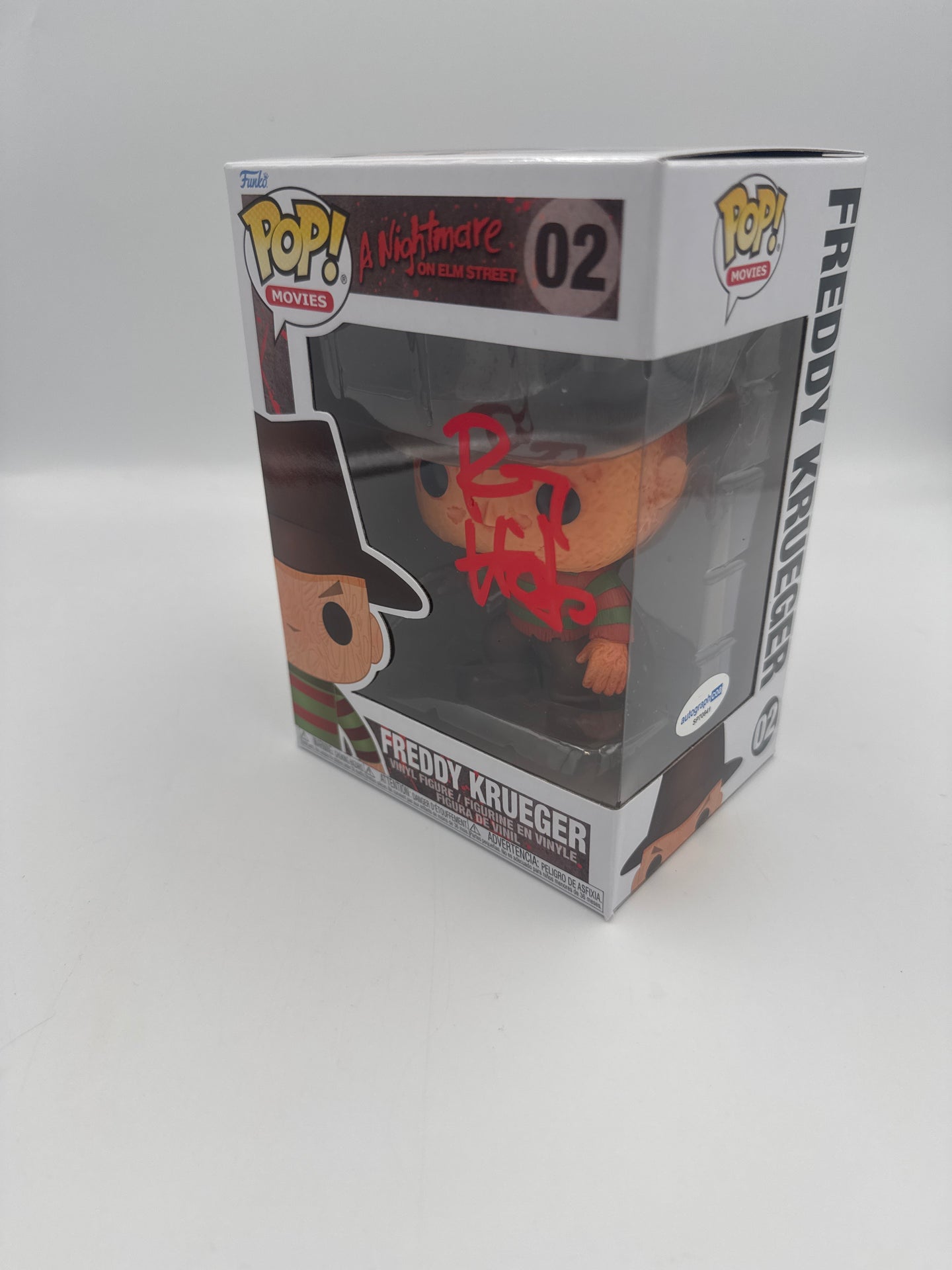 Freddy Krueger - #02 - Funko Pop! - A Nightmare on Elm Street - Signed By Renny Harlin - Autographcoa Certified (Copy)