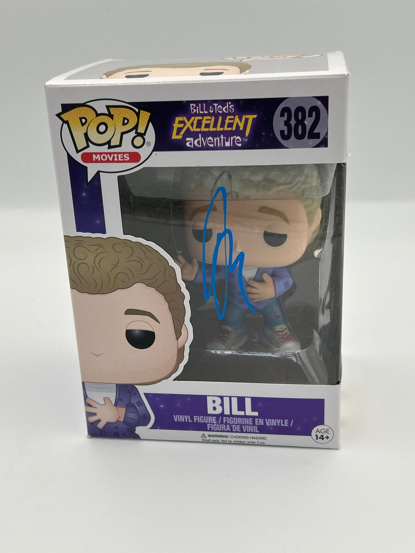 Bill - #382 - Funko Pop!  - Movies - Bill & Ted’s Excellent Adventure - Signed By Alex Winter - Certified Pop