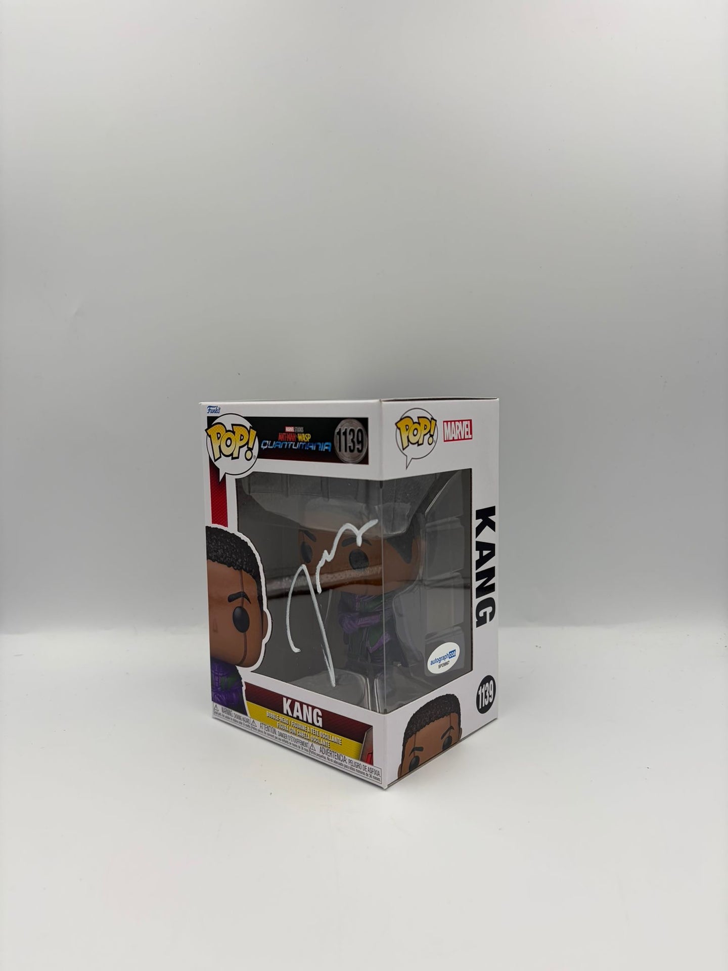Kang  - #1139 - Ant-Man The Wasp Quantomania   - Signed By Jonathan Majors - Autographcoa Certified Funko Pop!