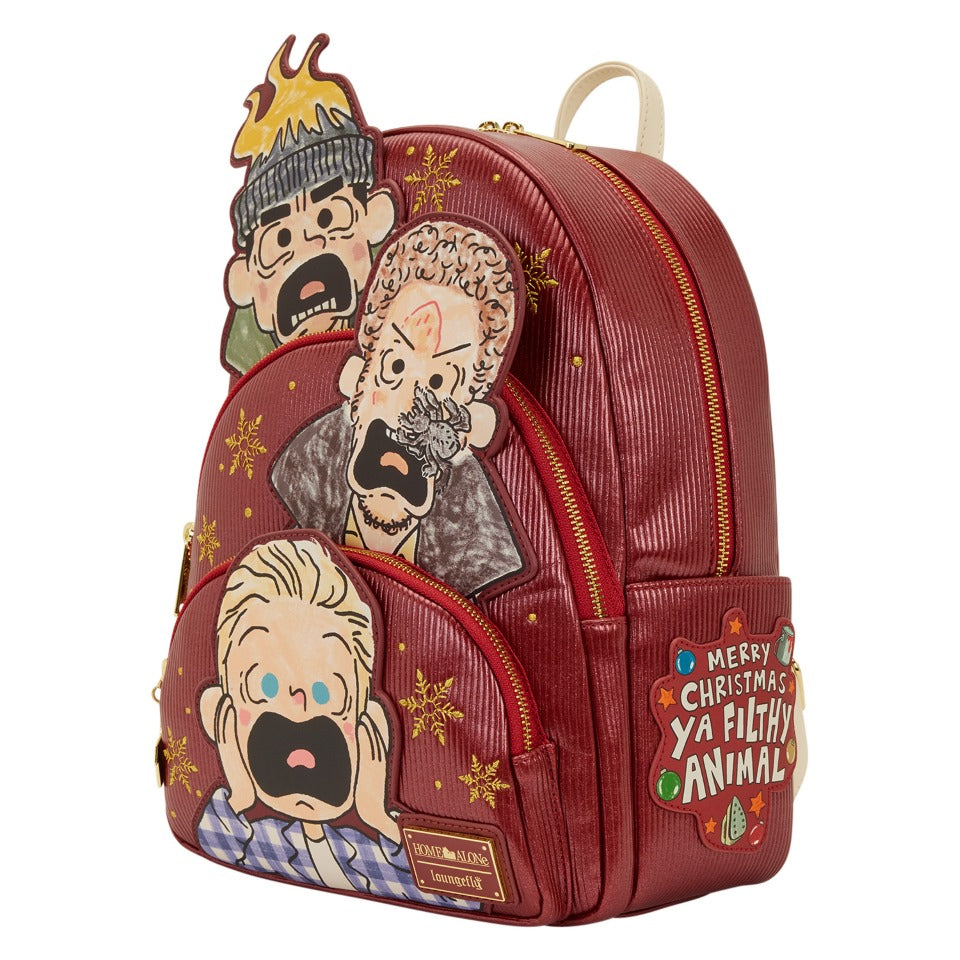 Home Alone Triple Pocket Mini Backpack – Loungefly