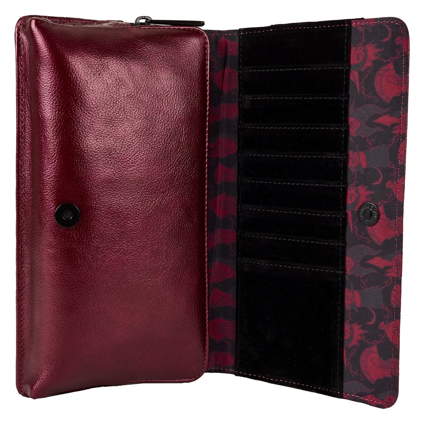 Disney Villains Quiet Fandom Clutch Crossbody Bag - Loungefly