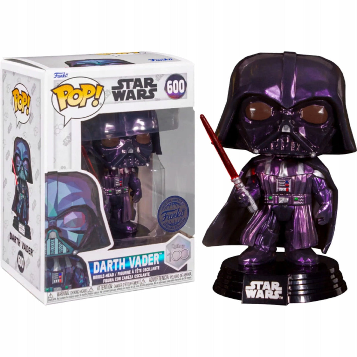 Star Wars Exclusive Action Figure Darth Vader - #600 - Funko POP!Funko Exclusive
