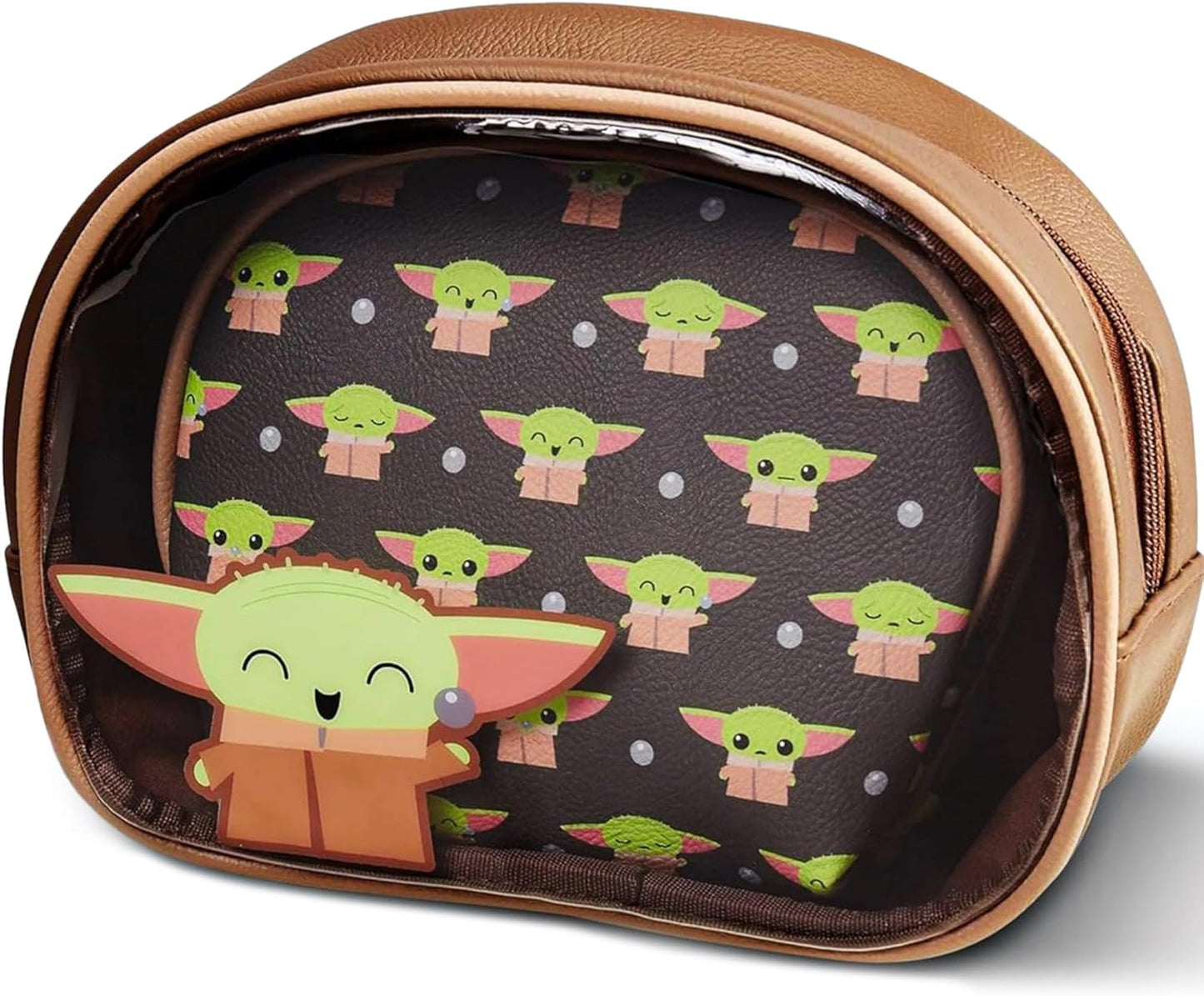 Mandalorian Baby Yoda Grogu The Child 2-Piece Cosmetic bag  - Star Wars - Loungefly