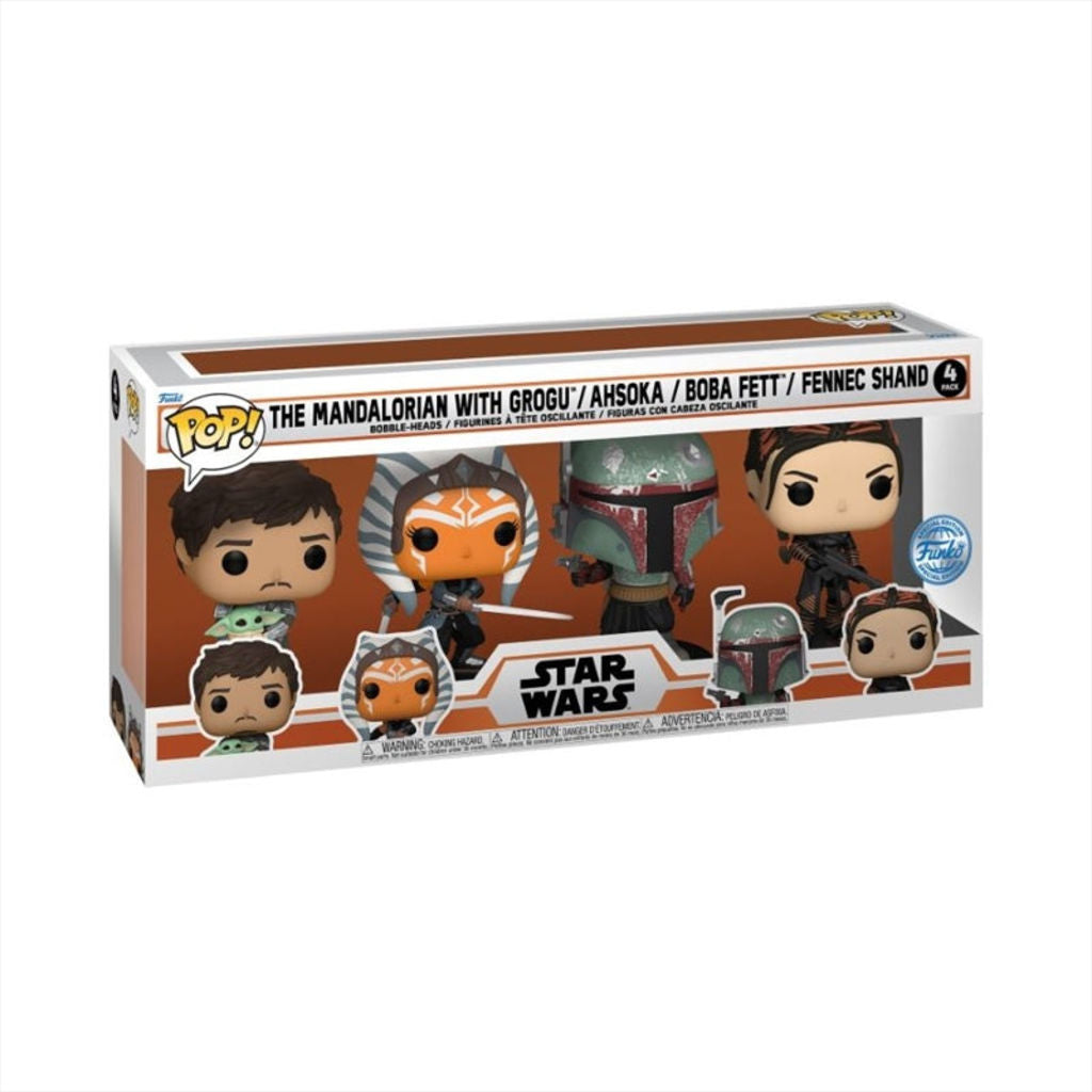 Funko POP! Star Wars - The Mandalorian 4-Pack - Funko Exclusive