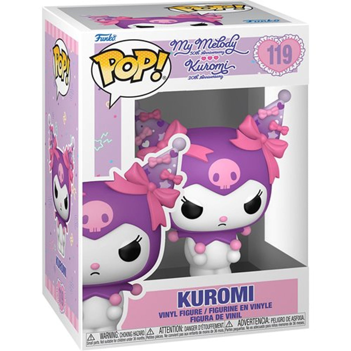 Kuromi 20Th Anniversary Grumpy Kuromi - #119 - Funko POP!