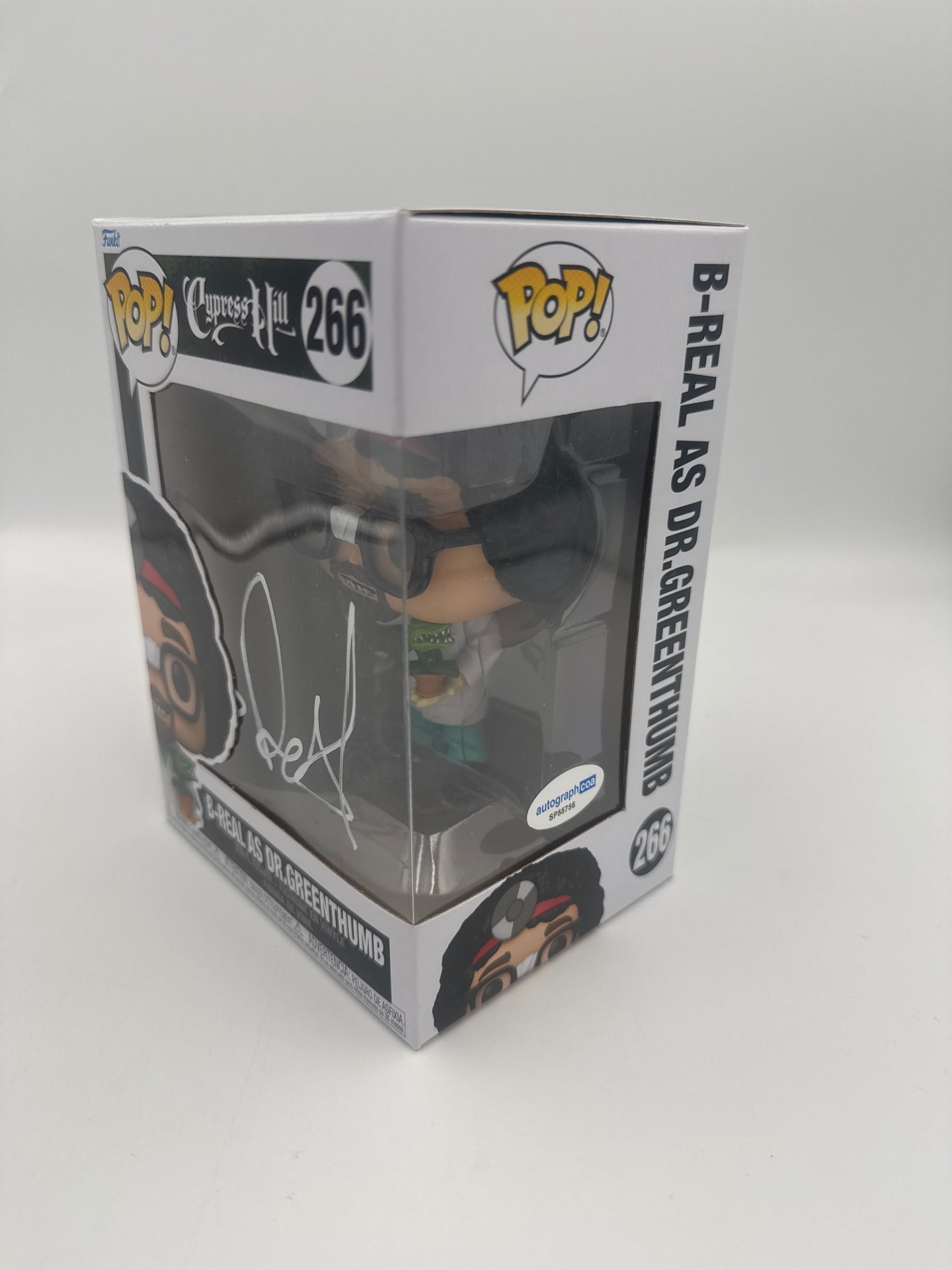 B-Real As Dr.Greenthumb- # 266  - Signed By B-Real   - Autographcoa Certified - Funko Pop!