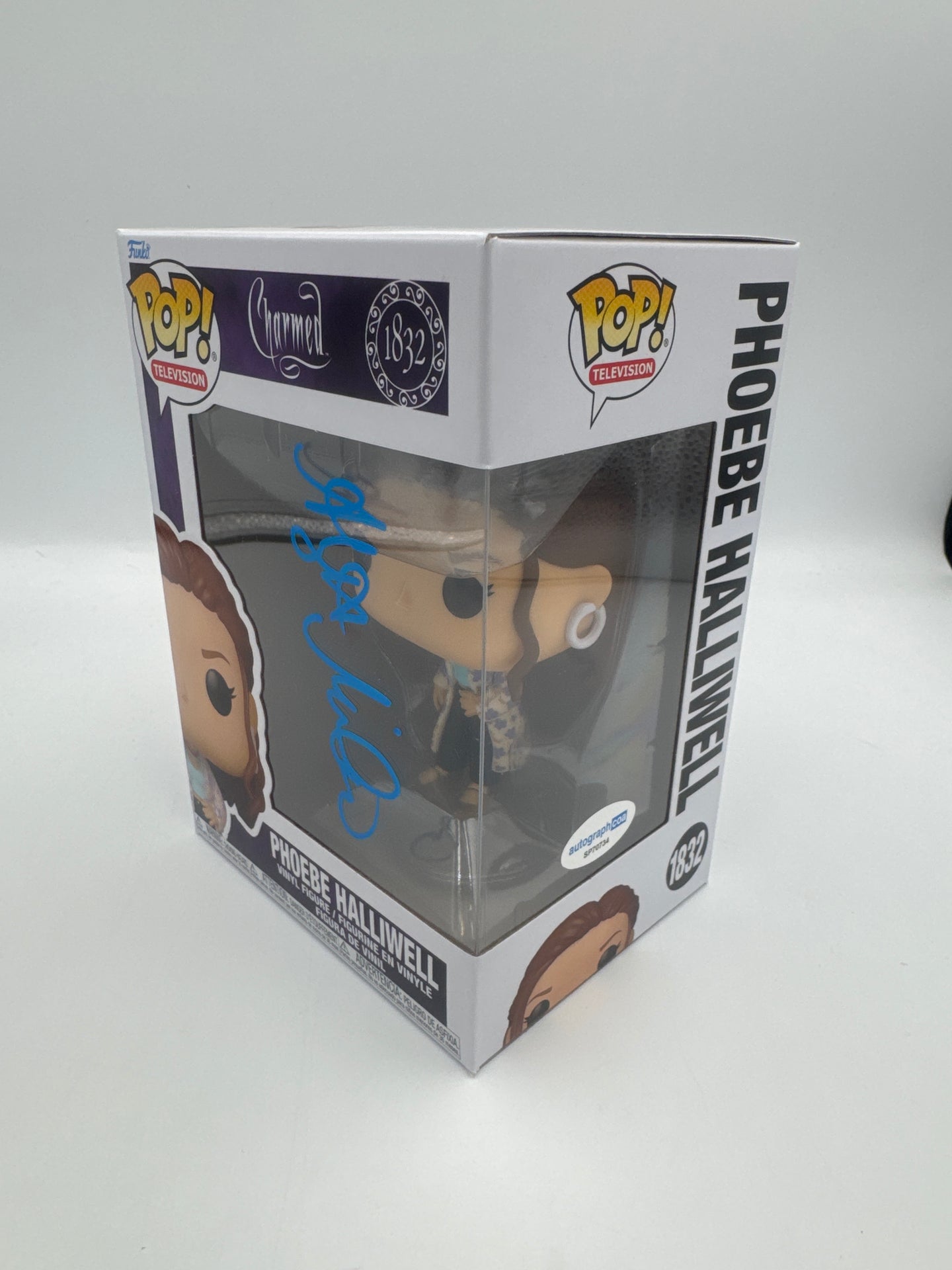 Phoebe Halliwell - #1832 - Funko Pop! - Charmed - Signed By Alyssa Milano -Autographcoa Certified