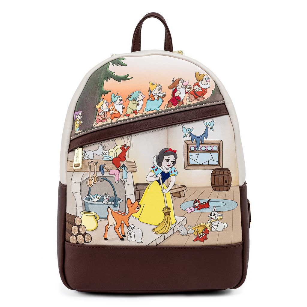 Snow White and the Seven Dwarfs Multi Scene - Loungefly - Mini Backpack