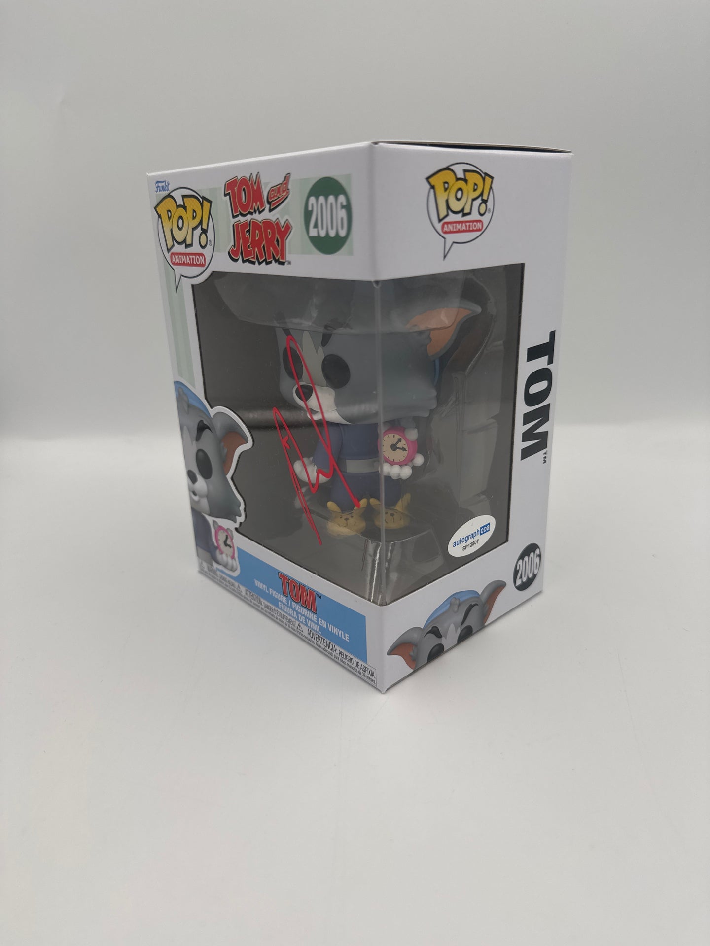 Tom - #2006 - Funko Pop! - Animation - Tom and Jerry - Signed By Richard Kind   - Certified By Autographcoa