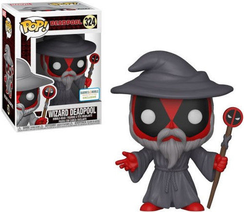 Marvel Deadpool Wizard Deadpool - #324 - Funko POP! abrnes and noble