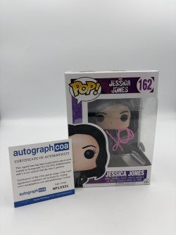 Jessica Jones - #162- Funko Pop!  - Marvel - Jessica Jones - Signed By Krysten Ritter  - Certified By Autographcoa