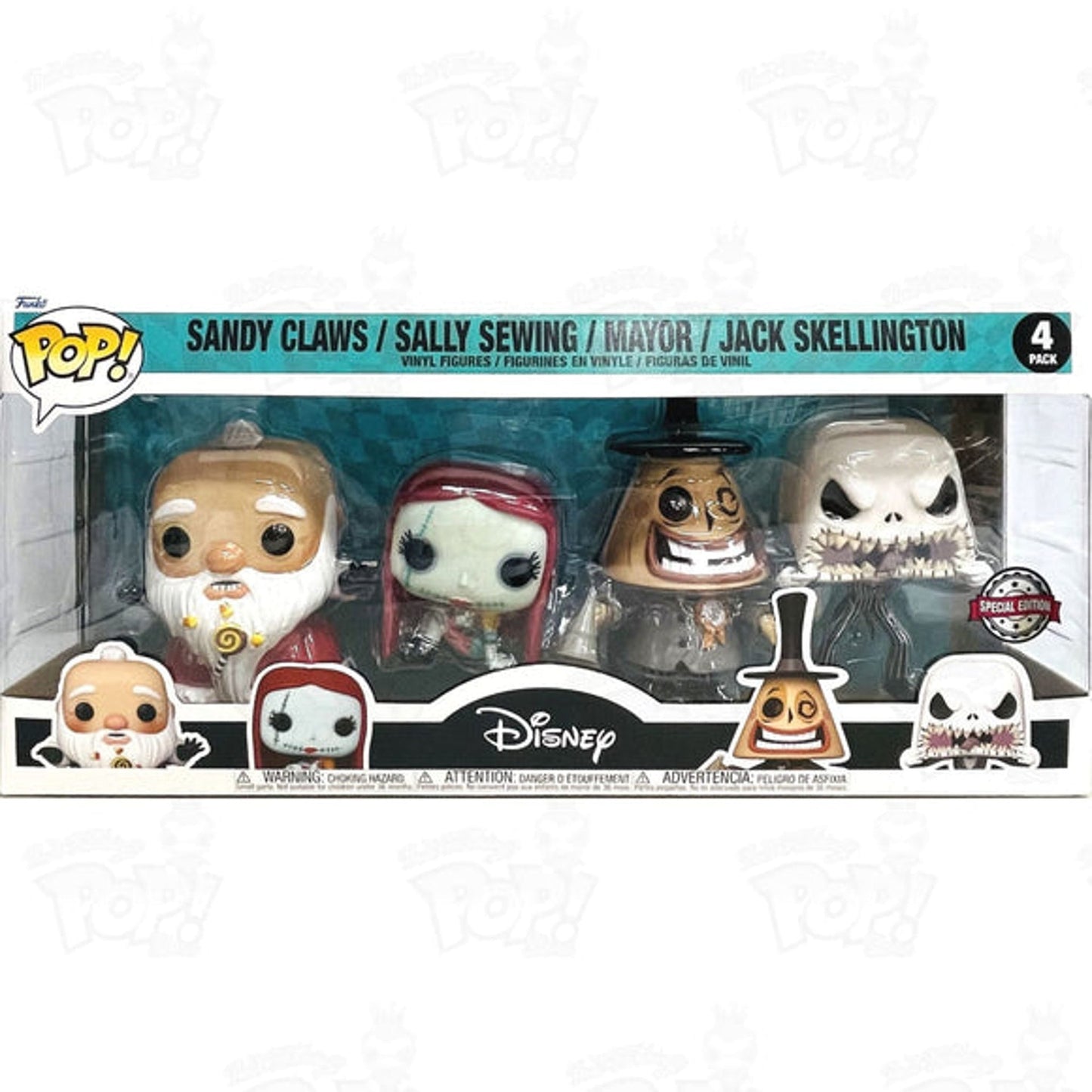 The Nightmare Before Christmas 4 Pack - #4pc - Funko POP!