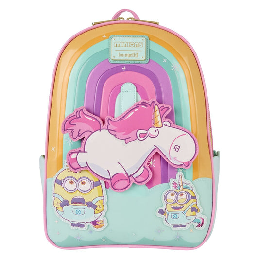 Universal Minions Fluffy Unicorn Mini Backpack - Loungefly