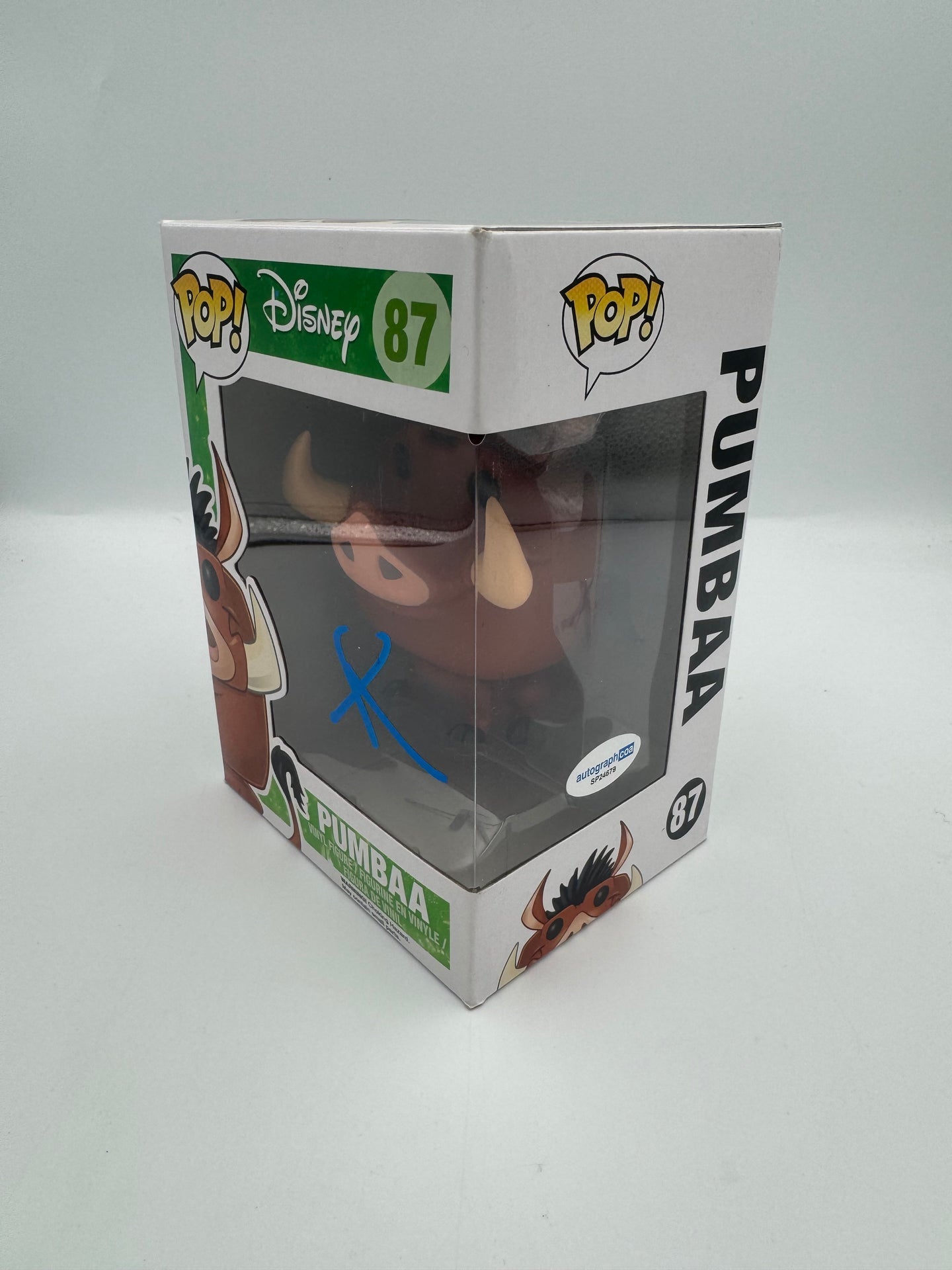 Pumbaa - #87 - Funko Pop! - Disney - The Lion King - Signed By Seth Rogen
