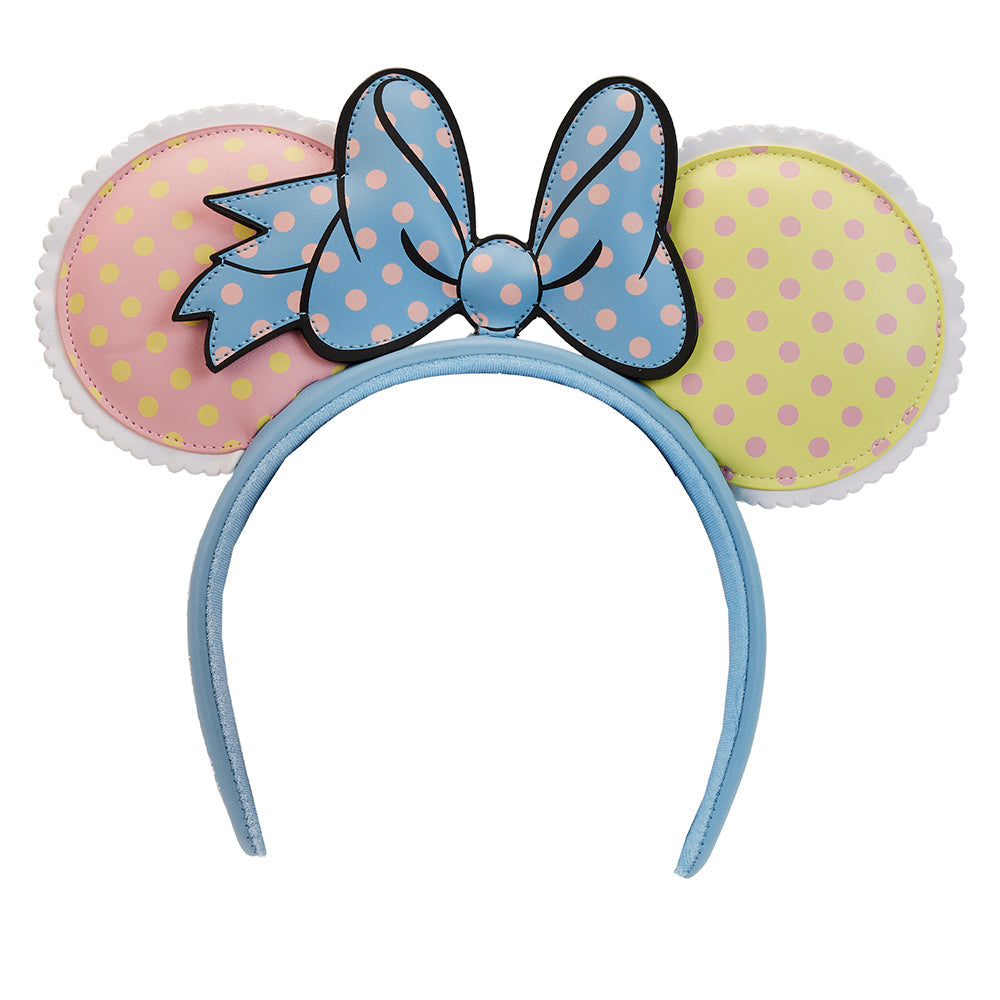 Minnie Mouse Pastel Polka Dot Ear Headband - Disney  - Loungefly
