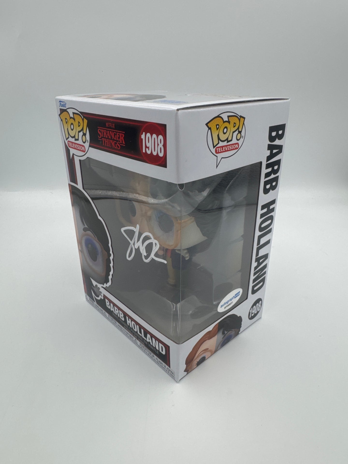 Barb Holland - #1908 - Stranger Things - Funko Pop! - Stranger Things -Signed By Shannon Purser -  Autographcoa Certified