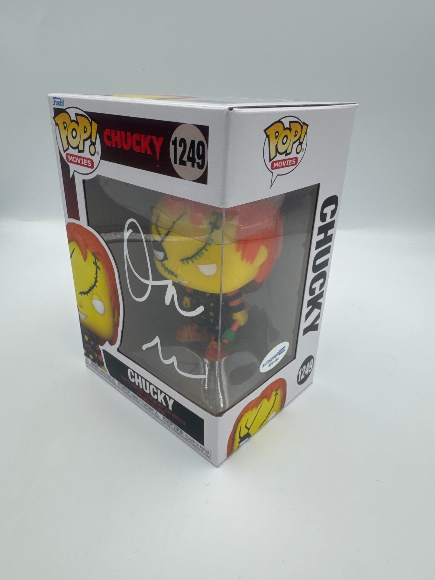 Chucky (Halloween)  - #1249 - Funko POP! - Chucky - Movies - signed by Don Mancini - Certified Pop!