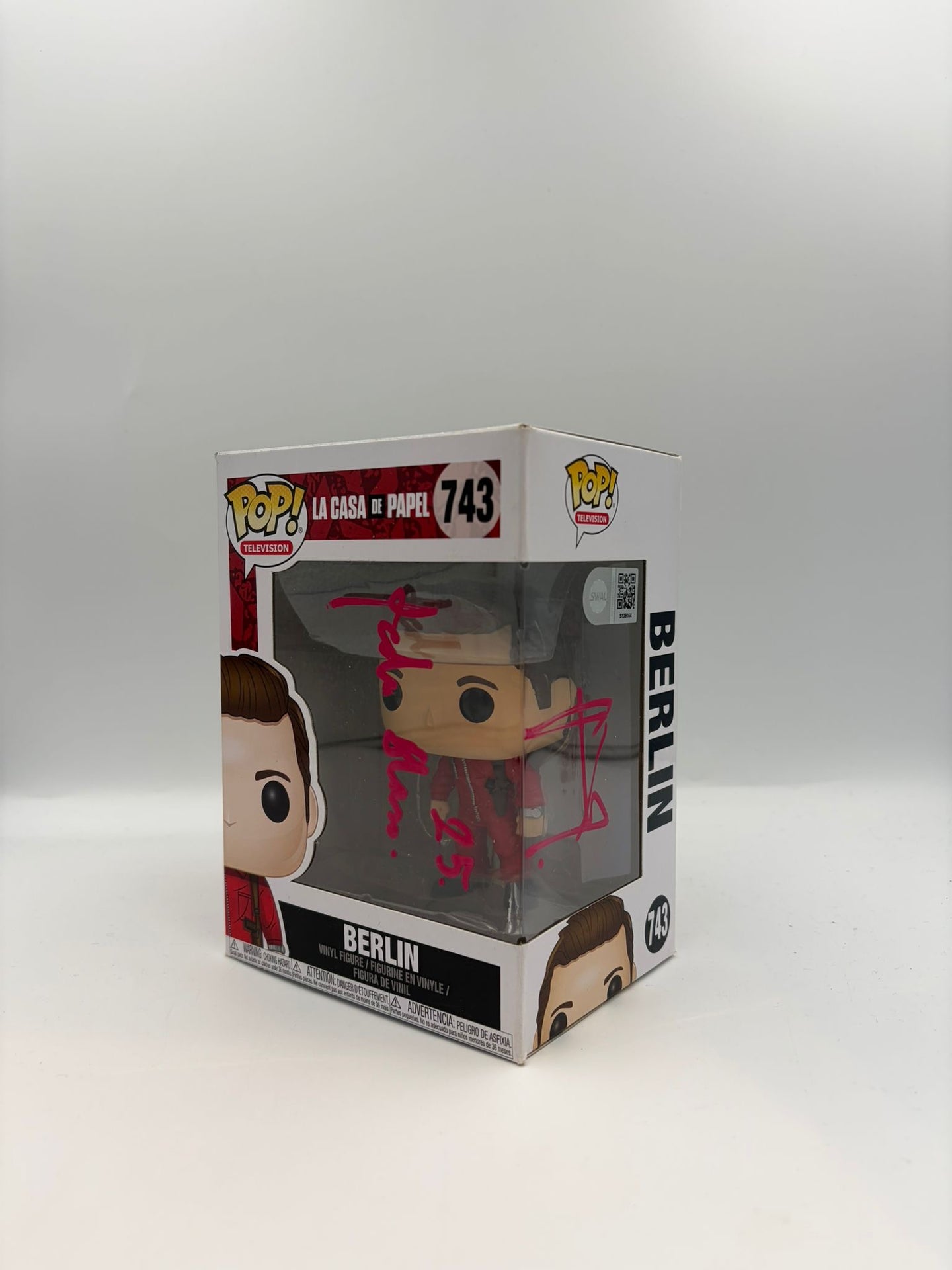 Berlin - #743 - Funko Pop! - Television - La Casa de Papel  - Signed By Pedro Alonso - Certified Pop