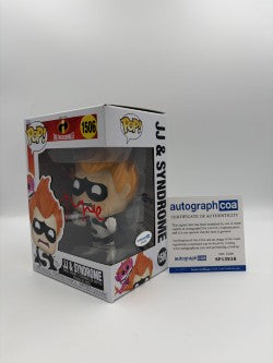 JJ & Syndrome  - #1506 - Funko Pop! - The Incredibles - Signed By Jason Lee - Autographcoa Certified Funko Pop!