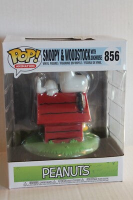 Peanuts Deluxe Snoopy & Woodstock With Doghouse - #856 - Funko POP!
