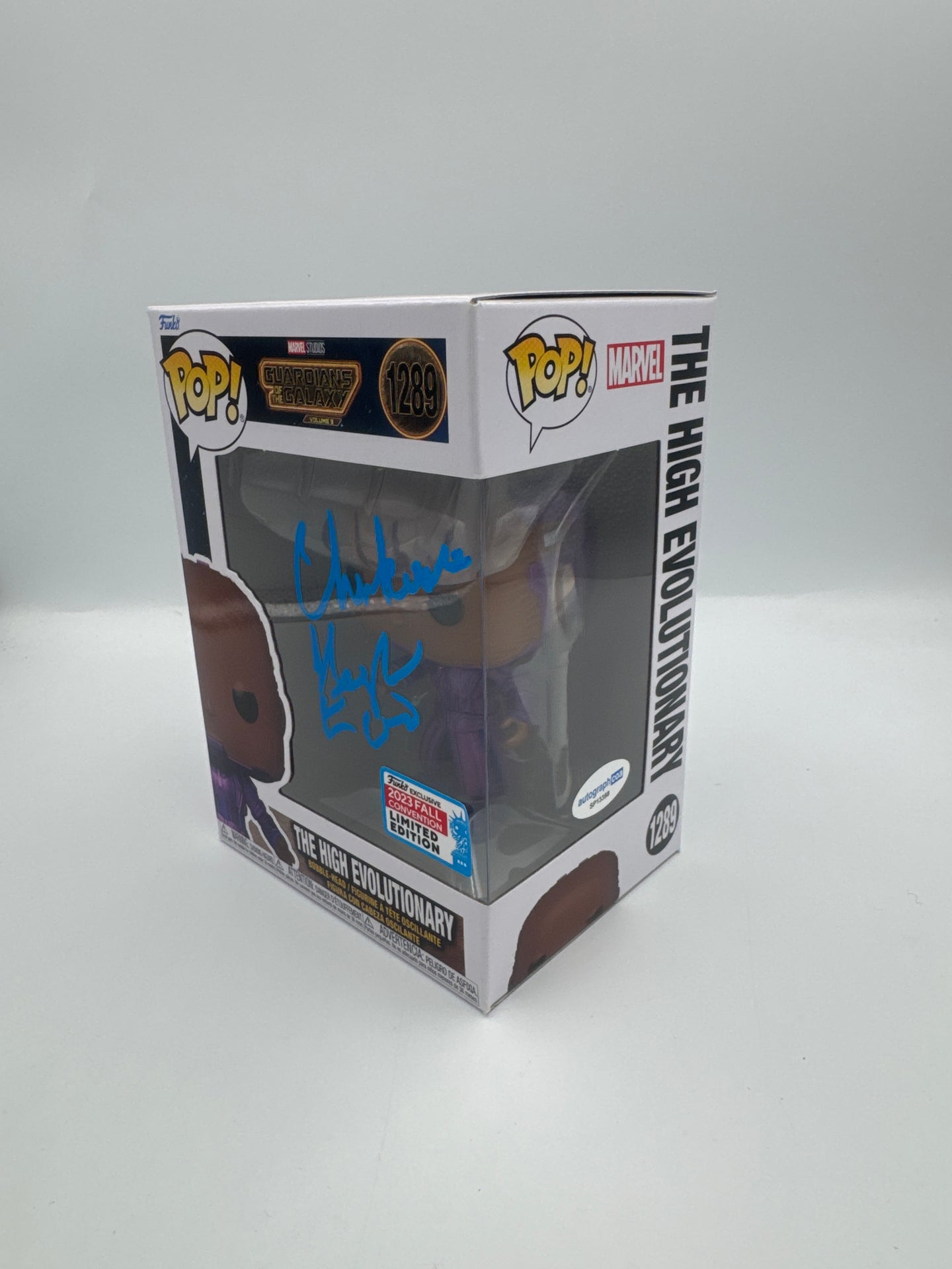 The High Evolutionary - #1289 - Guardians Of The Galaxy - Signed By Chukwudi Iwuji  - Autographcoa Certified Funko Pop!