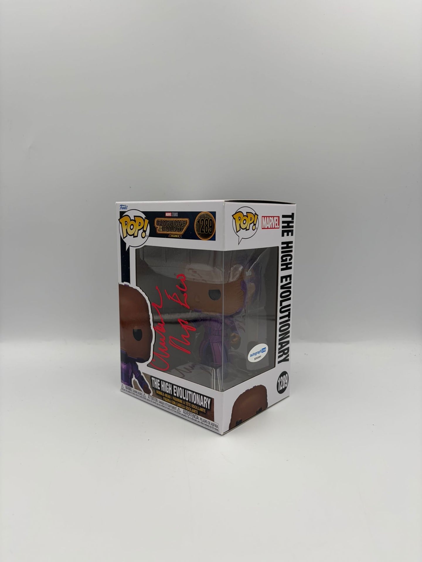 The High Evolutionary - #1289 - Guardians Of The Galaxy - Signed By Chukwudi Iwuji  - Autographcoa Certified Funko Pop!