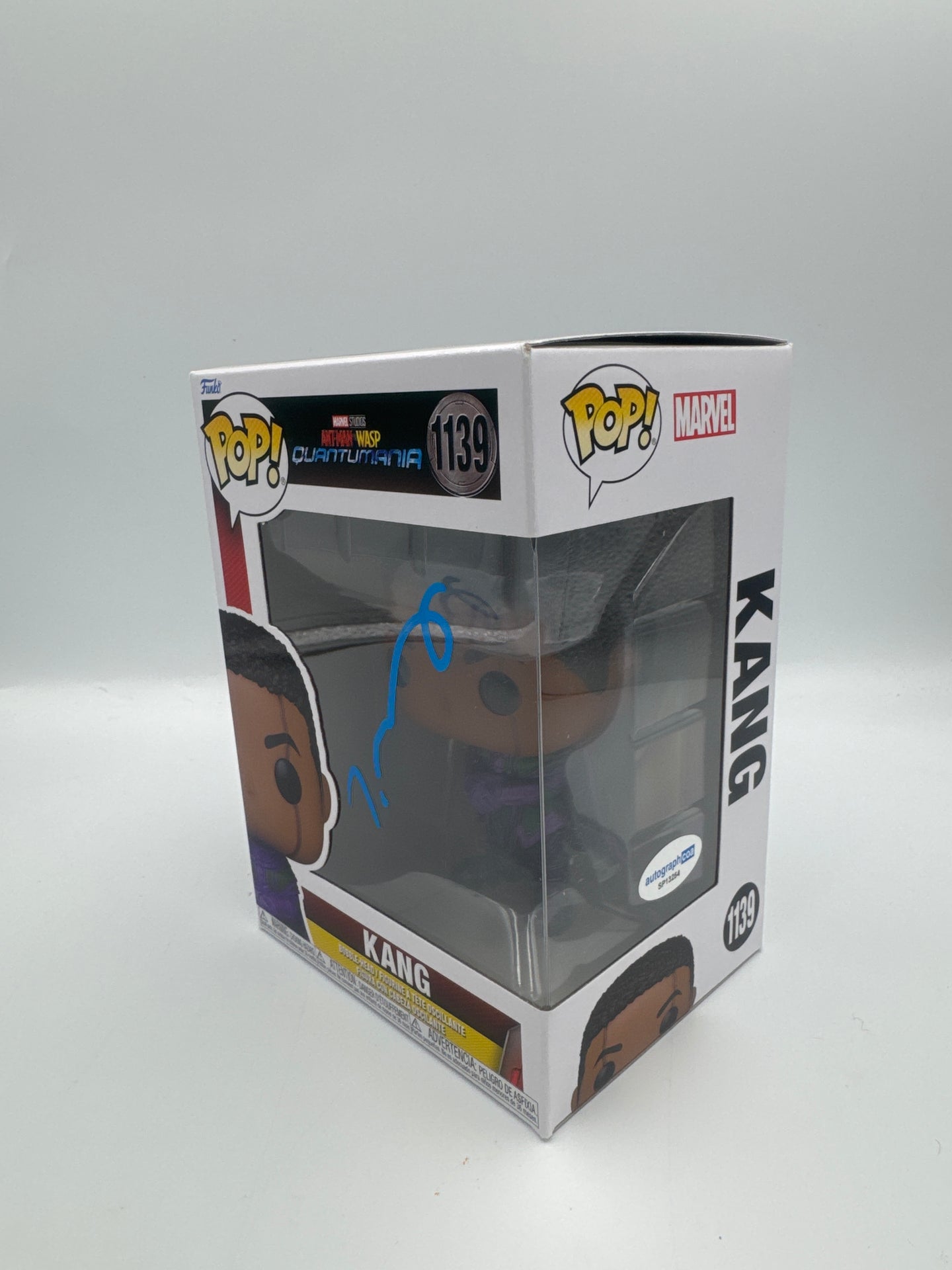 Kang  - #1139 - Ant-Man The Wasp Quantomania   - Signed By Jonathan Majors - Autographcoa Certified Funko Pop!