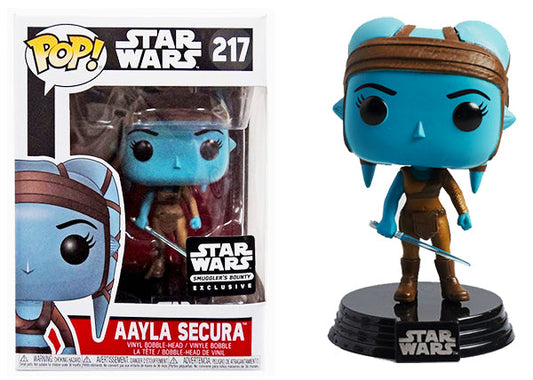 Aayla Secura - #217  - Funko Pop! - Star Wars - Star Wars Smugglers Bounty Exclusive