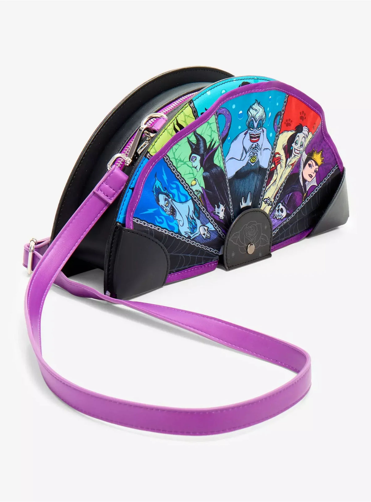 Disney Villains Fan Figural Crossbody Bag  - Cmpop Exclusive - Loungefly