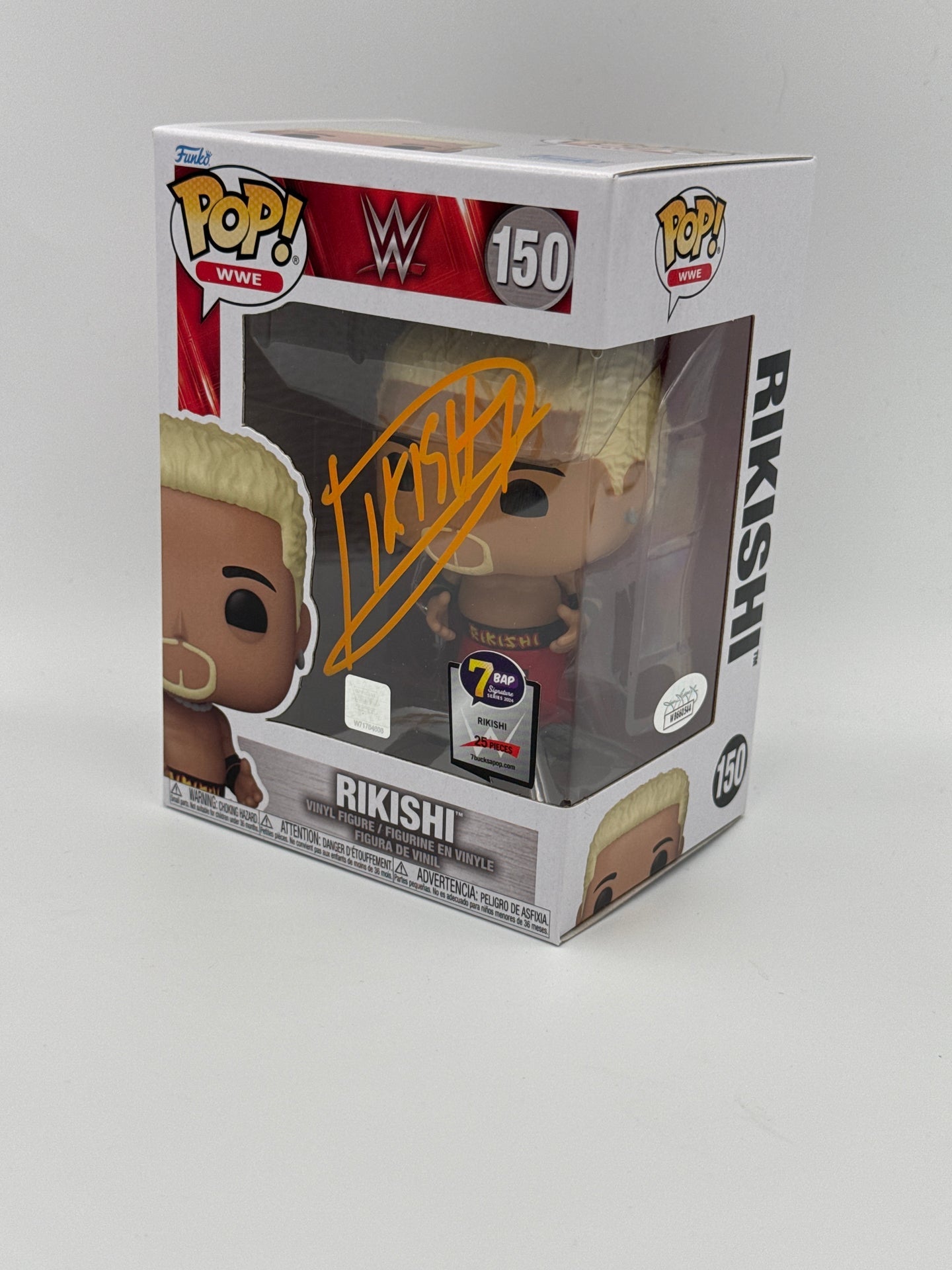 Rikishi - #150 - Funko Pop! - WWE -  7 BAP 50 PCs - Signed Pop By Rikishi